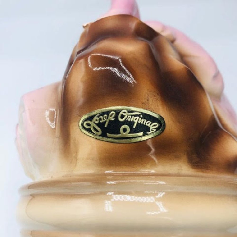 Vintage Josef Originals Porcelain Lady Music Box - Picture 5 of 7